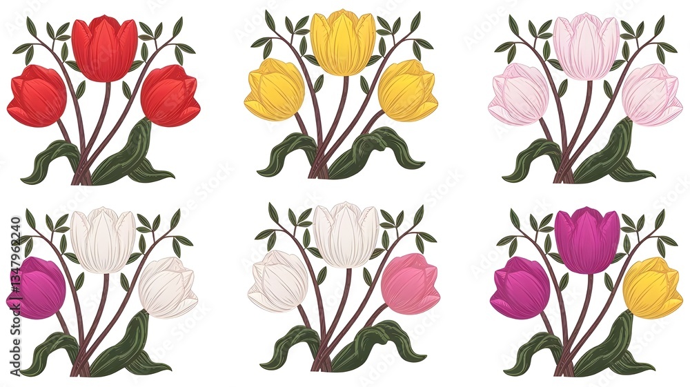 Experience the Brightness of a Blooming Tulip: Colorful, Vibrant, and Luxurious Nature's Floral Masterpiece Experience the Brightness of a Blooming Tulip: Colorful, Vibrant, and Luxurious Nature's Floral Masterpiece