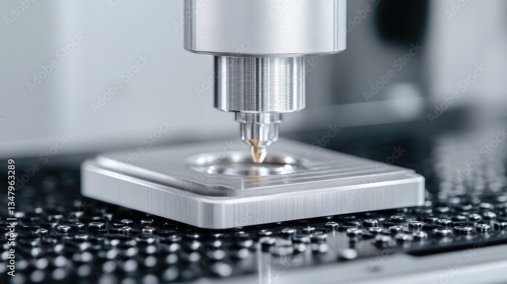 Precision testing of a metallic component Precision testing of a metallic component