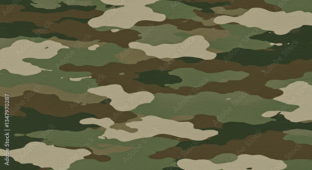 Fototapeta premium Abstract camouflage pattern - blending in, tactical - for apparel or backgrounds
