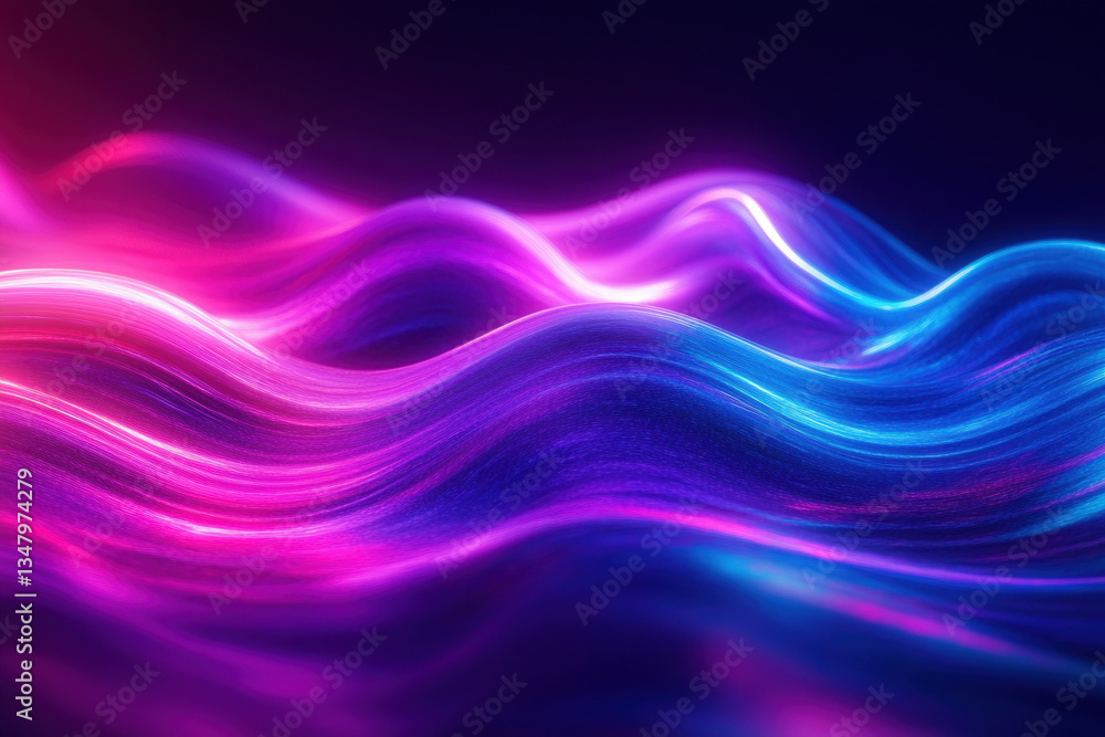Obraz premium Abstract wave background with vibrant colors blending seamlessly, creating a dynamic and energetic visual impact.