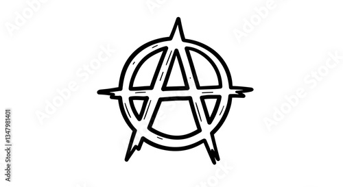 Anarchy Symbol Illustration