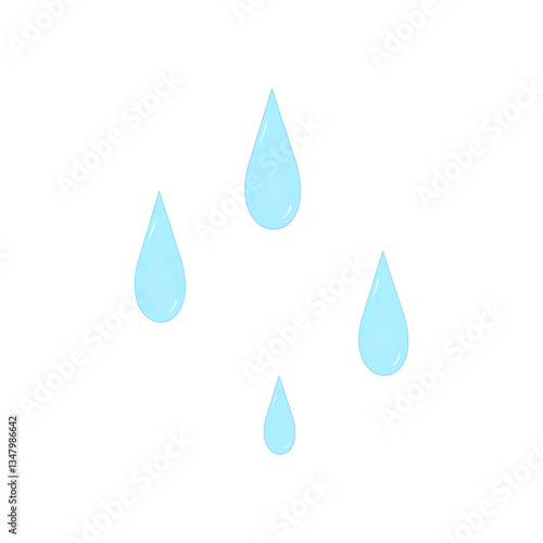Water drop vector illustration