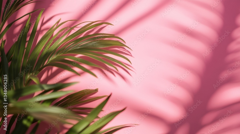 Soft blurred palm leaf shadows on a pastel pink wall, creating a minimal abstract background perfect for product presentation, branding, and seasonal designs for spring and summer.
Soft blurred palm leaf shadows on a pastel pink wall, creating a minimal abstract background perfect for product presentation, branding, and seasonal designs for spring and summer.