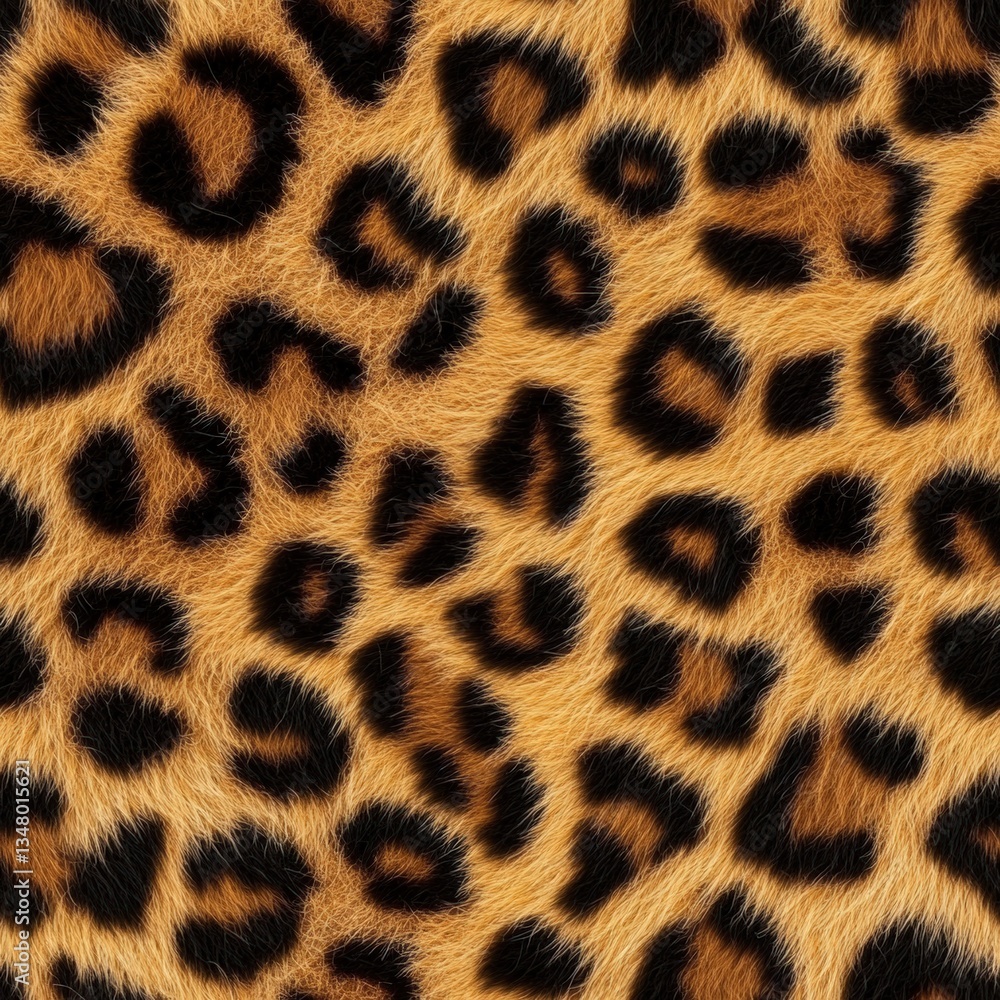 Close-up View of a Textured Leopard Fur Pattern Design Featu Dark Brown Rosettes on a Soft Tan Background in Detailed Repeating Format Close-up View of a Textured Leopard Fur Pattern Design Featu Dark Brown Rosettes on a Soft Tan Background in Detailed Repeating Format