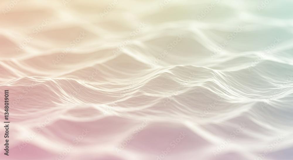 The image is a colorful, abstract representation of ocean waves The image is a colorful, abstract representation of ocean waves