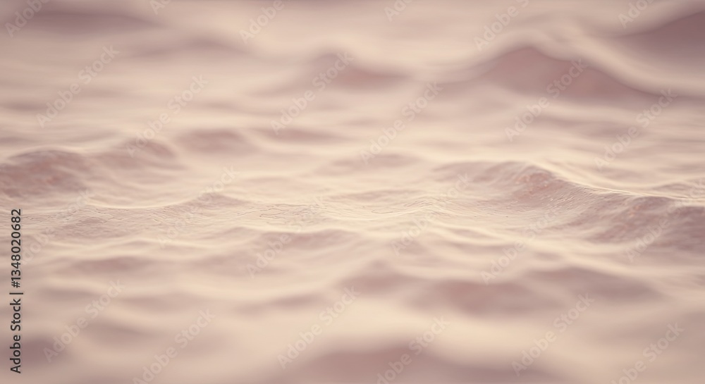 Obraz premium The image is a close up of a sandy beach with a wave in the background