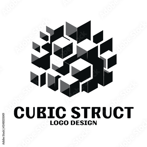 Cubic Struct Vector Logo Design