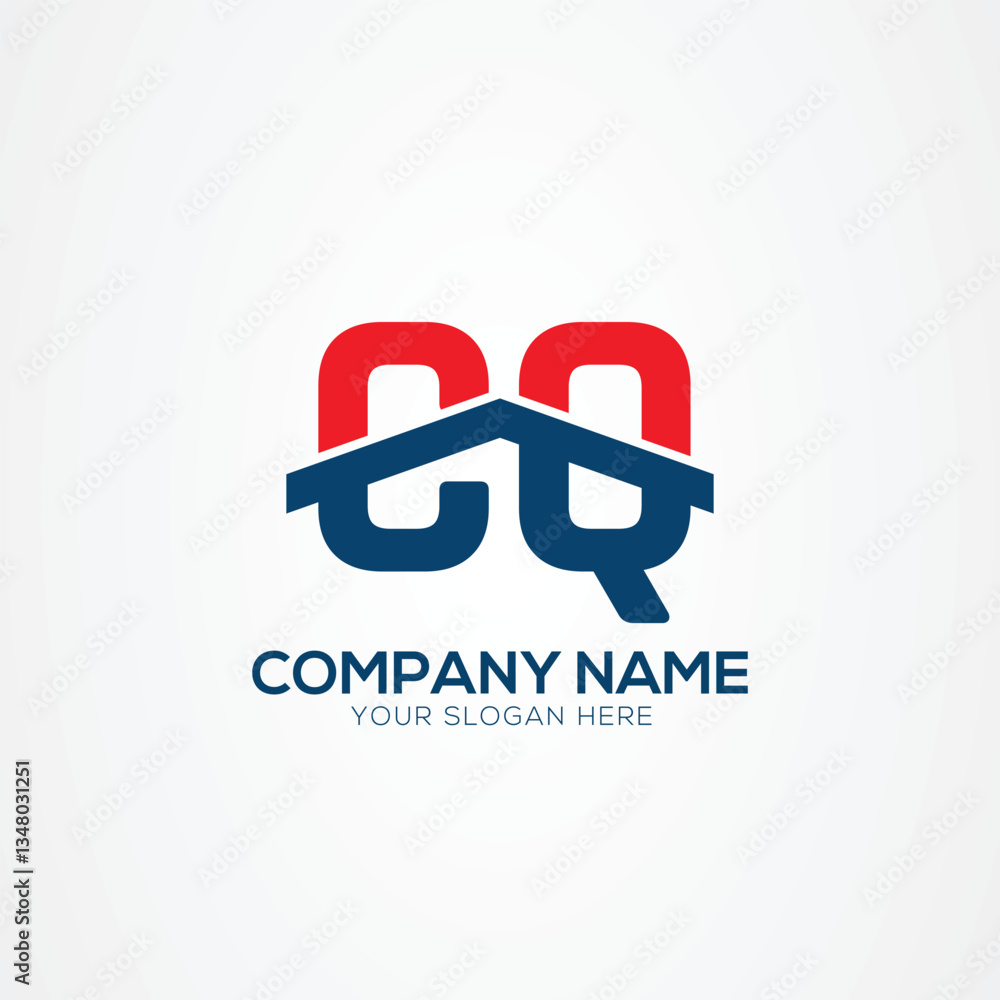 CQ or QC Creative Modern Letters Logo Design Element CQ or QC Creative Modern Letters Logo Design Element