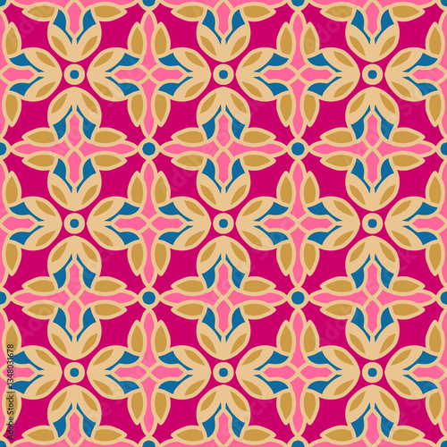 pattern batik flower damask ethnic boho ikat texture tribal geometric background