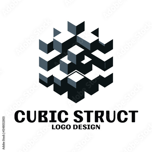 Cubic Struct Vector Logo Design