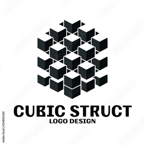 Cubic Struct Vector Logo Design