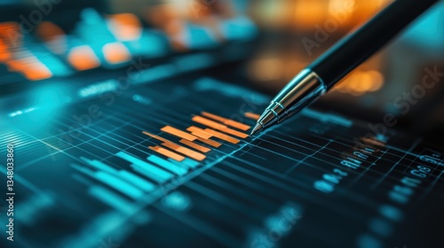 Wallpaper Mural Analyzing Financial Data: Charts, Graphs, and Market Trends Torontodigital.ca