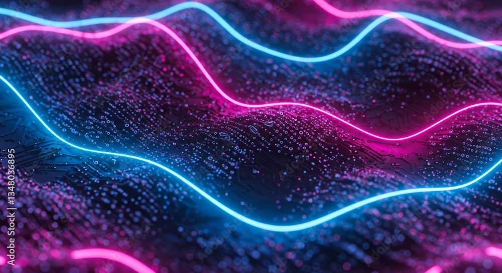 Fototapeta premium AI abstract background