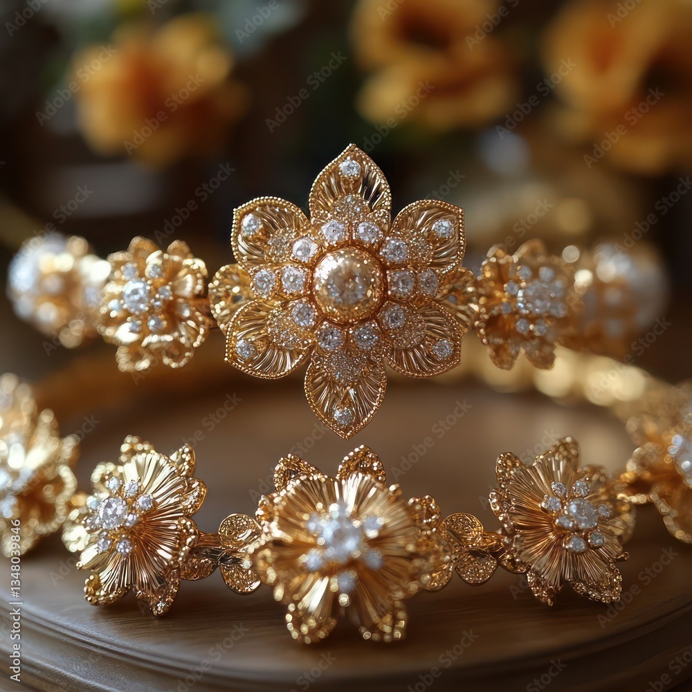 Premium Gold-Themed Adornment --s 750 Premium Gold-Themed Adornment --s 750
