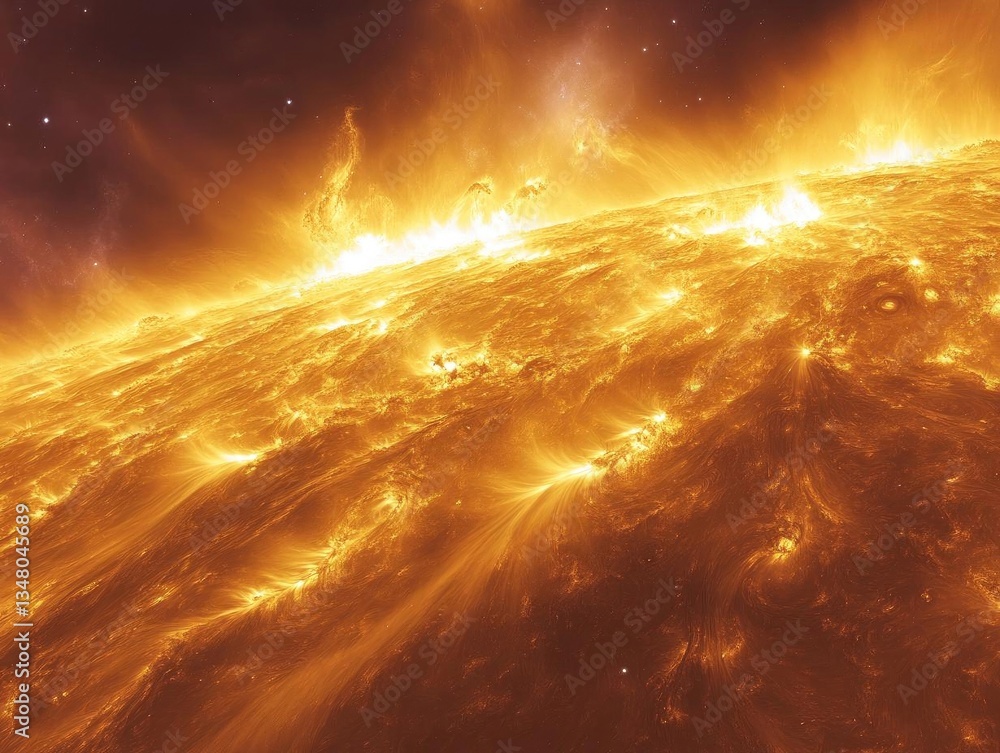 Sun's Fiery Surface: Plasma Flows & Solar Flares Sun's Fiery Surface: Plasma Flows & Solar Flares