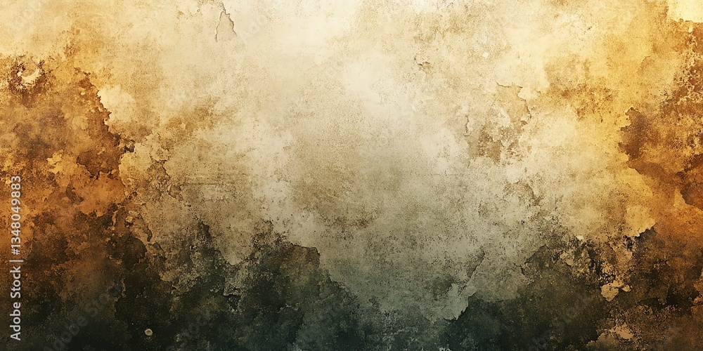 Abstract Watercolor Landscape: Earthy Tones and Textured Hues Abstract Watercolor Landscape: Earthy Tones and Textured Hues