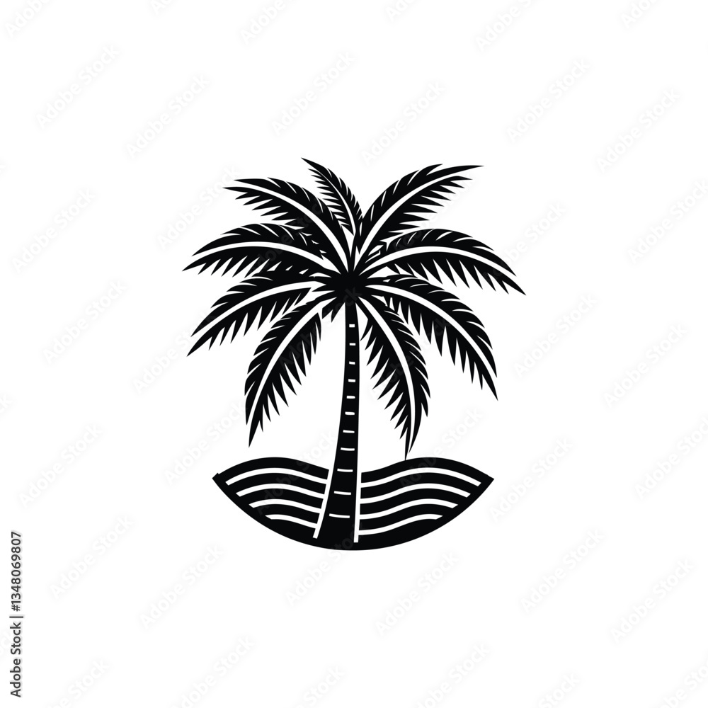 palm trees silhouette palm trees silhouette