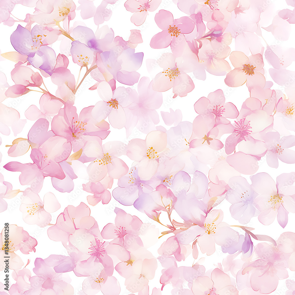 Creative 2D Doodle seamless pattern Floral or flower Illustrations Creative 2D Doodle seamless pattern Floral or flower Illustrations