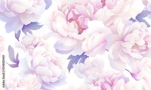 Creative 2D Doodle seamless pattern Floral or flower Illustrations