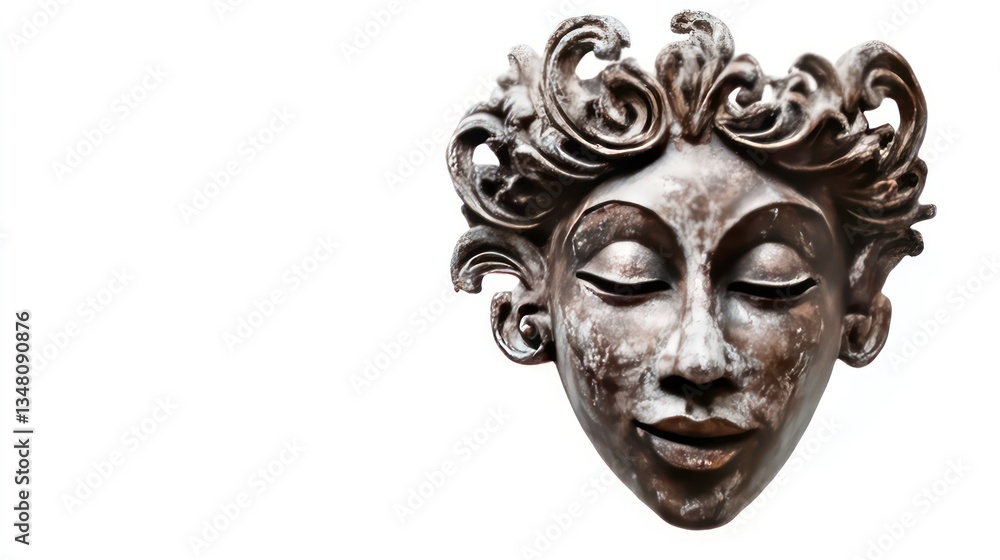 mask isolated on white background mask isolated on white background