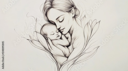 Motherly Love - A Tender Embrace