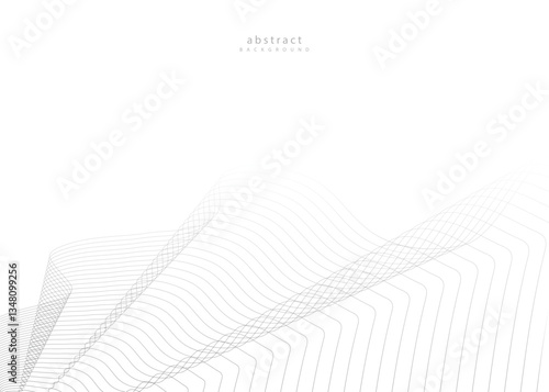 Abstract luxury golden lines curved overlapping on dark blue background