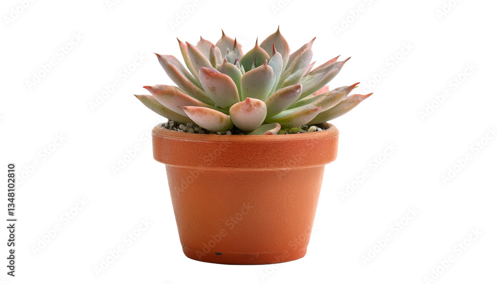 Succulent in terracotta pot Succulent in terracotta pot