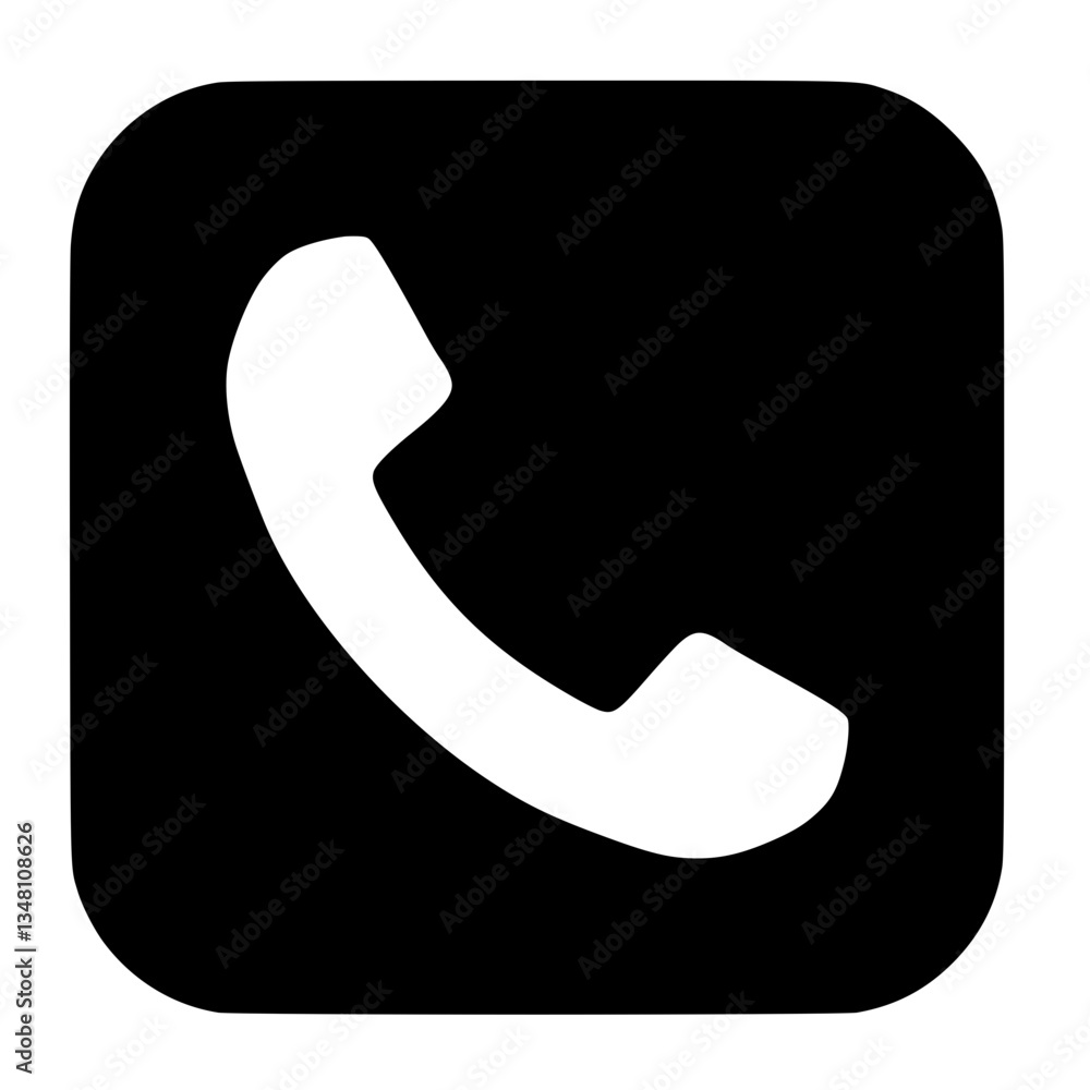 Black Square Phone Icon Contact, Call, Support, Hotline, Communication
Black Square Phone Icon Contact, Call, Support, Hotline, Communication