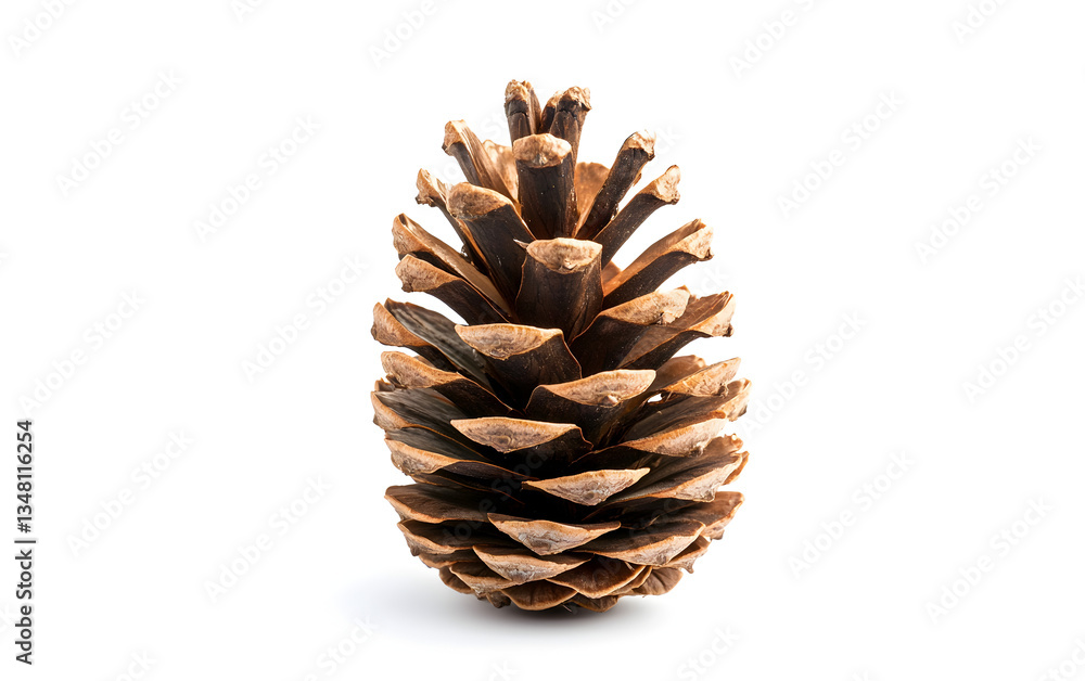 Pine Cone on White Background Pine Cone on White Background