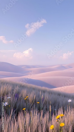 Ethereal Twilight Landscape