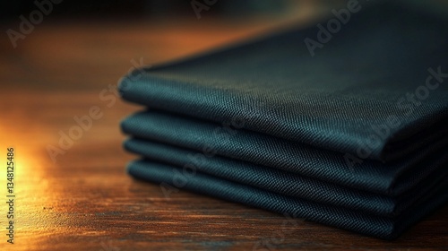 Wallpaper Mural Dark Fabric Stack: Texture and Drape Torontodigital.ca