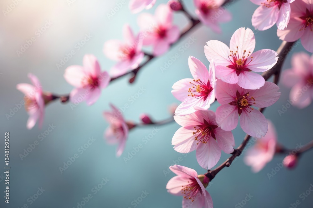 Delicate pink cherry blossoms, intricate branch pattern, art, flower pattern, flower Delicate pink cherry blossoms, intricate branch pattern, art, flower pattern, flower