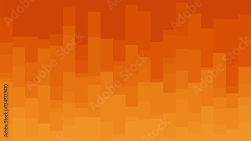 Abstract pixelated background in warm orange and yellow tones. Digital geometric design, ideal for modern projects and branding.