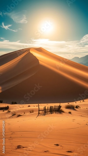 Serene Desert Dunes at Sunset