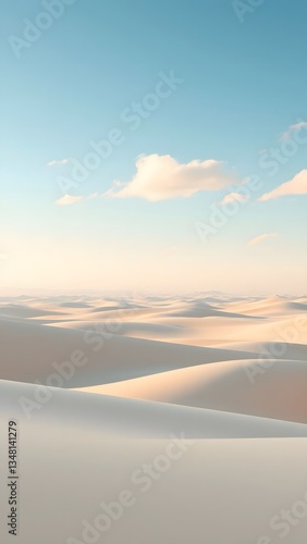 Serene Desert Dunes at Sunset
