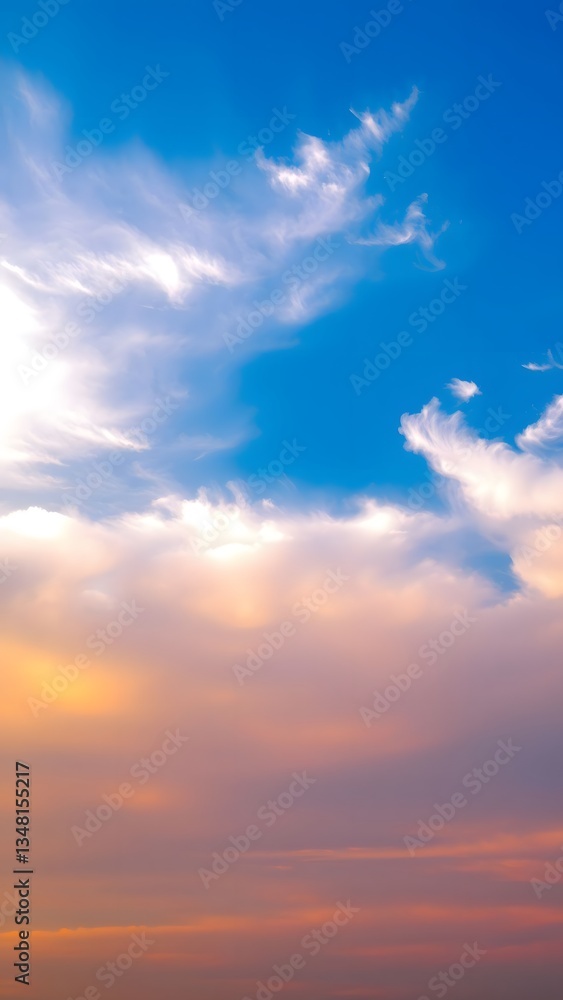 Obraz premium Serene Sunset Sky