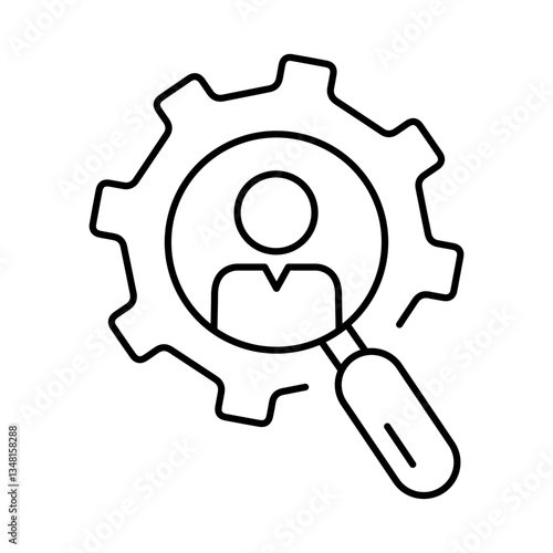 Management And Business Line Icon Editable Stroke. Teamwork, Business, Task, Deadline, Planning, Strategy, Marketing, Leadership Line Icons Vector Illustration