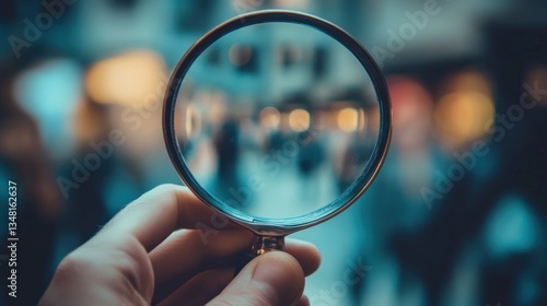 Magnifying the City: A Close-Up View Through a Lens