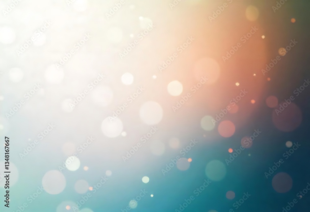 Obraz premium Generative AI Bokeh Light Effect Background with Soft Pastel Colors