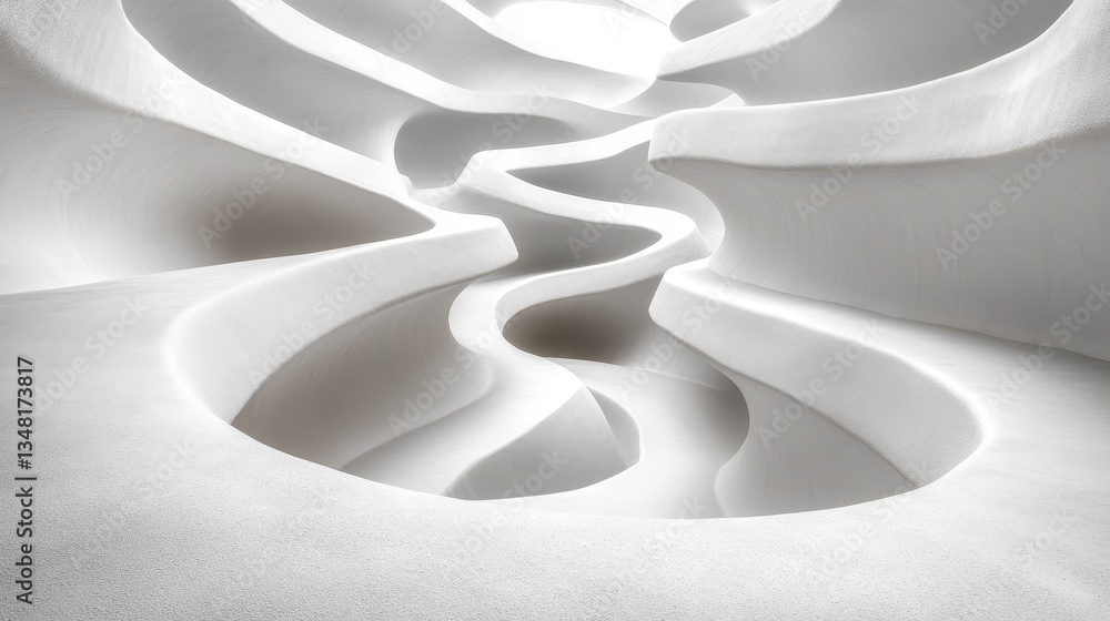 Obraz premium Abstract Architectural Design Interior