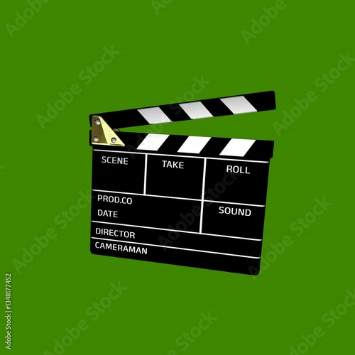 movie director clapper board