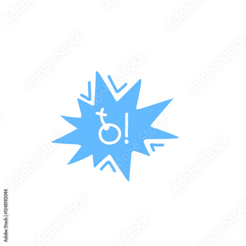 Swear word speech bubble vector