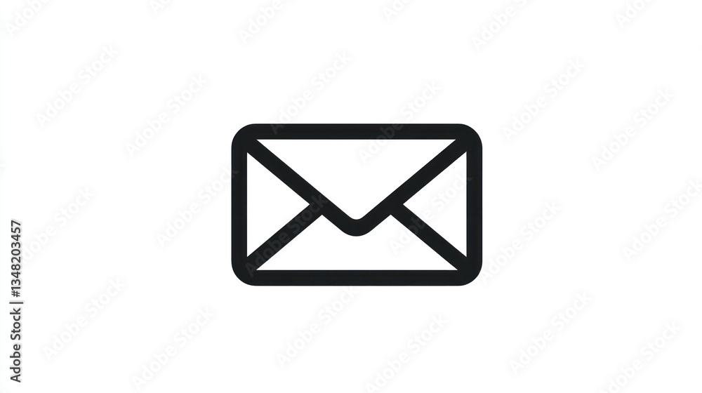 Simple Envelope Icon: Minimalist Graphic Design Simple Envelope Icon: Minimalist Graphic Design