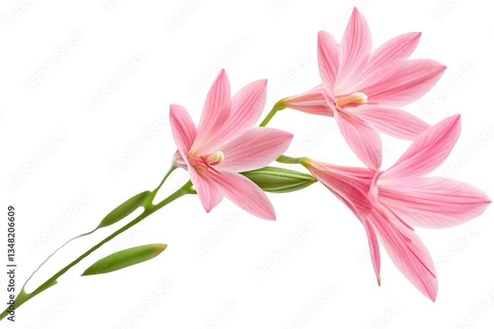 Fototapeta premium Delicate Pink Flowers Arrangement