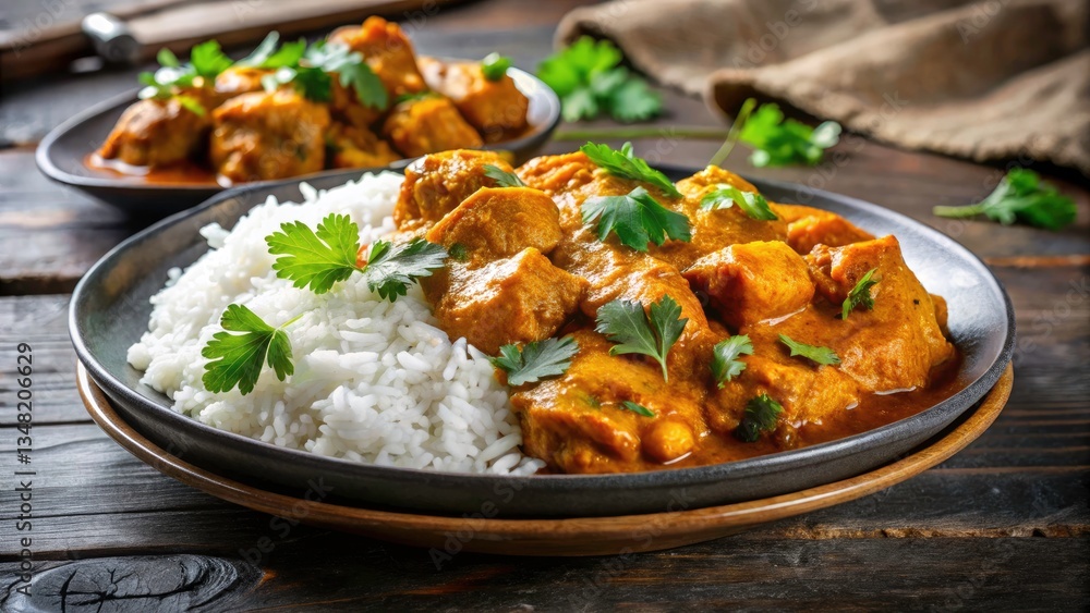 Delicious Homemade Chicken Curry with Rice - Easy Recipe & Food Photography Delicious Homemade Chicken Curry with Rice - Easy Recipe & Food Photography
