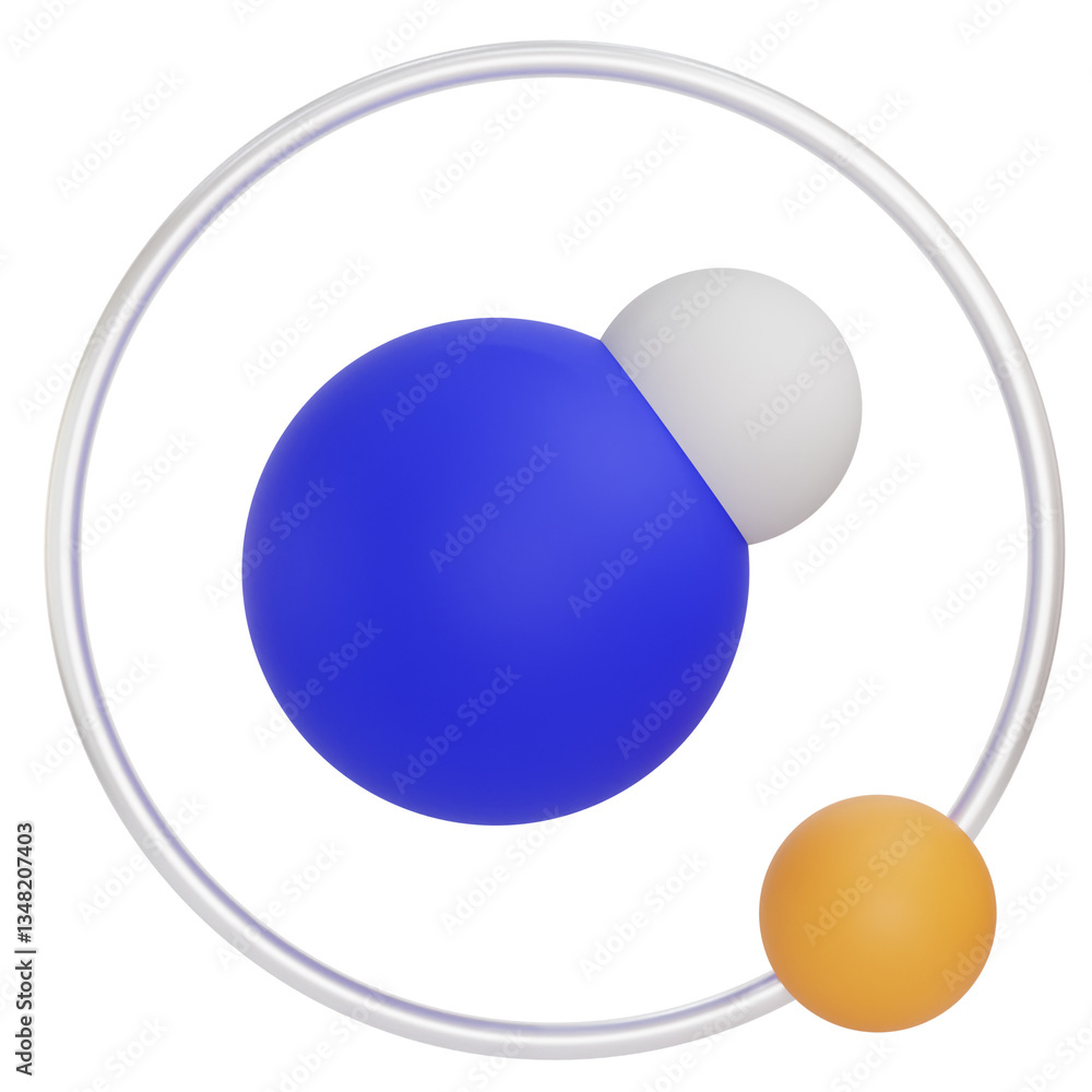 atomic 3d icon atomic 3d icon