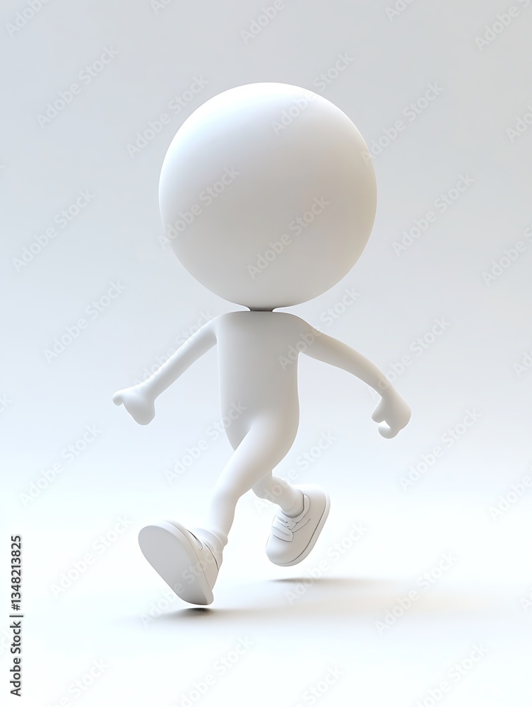 Walking figure animation studio graphic design minimalist side view Walking figure animation studio graphic design minimalist side view