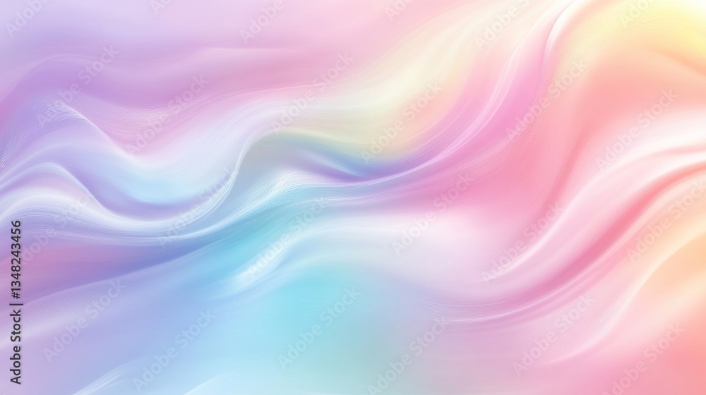 Fototapeta premium Pastel Swirls: A Dreamy Abstract Background
