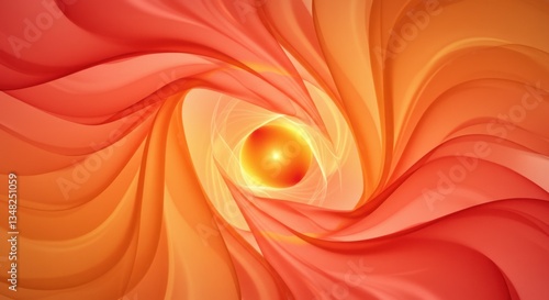 Captivating Swirls of Warm Colors Creating a Hypnotic Visual Experience in Abstract Art