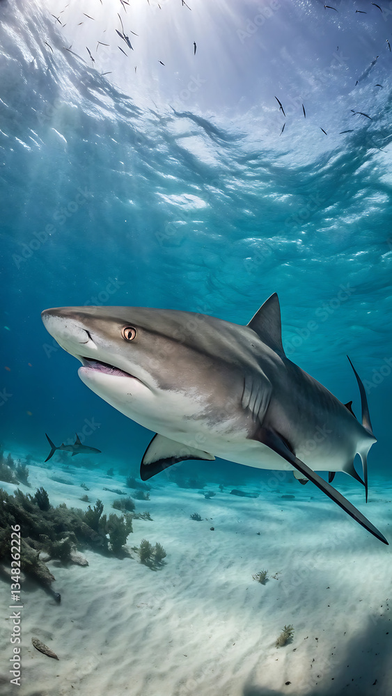 Fototapeta premium great white shark